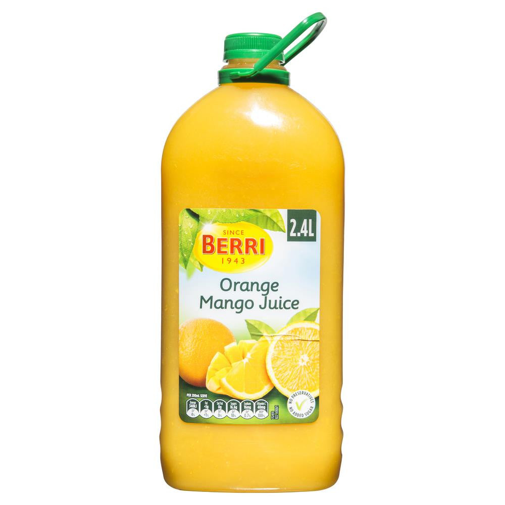 Berri Orange Mango Fruit Juice 2.4L , Grocery-Drinks - HFM, Harris Farm Markets
- 1