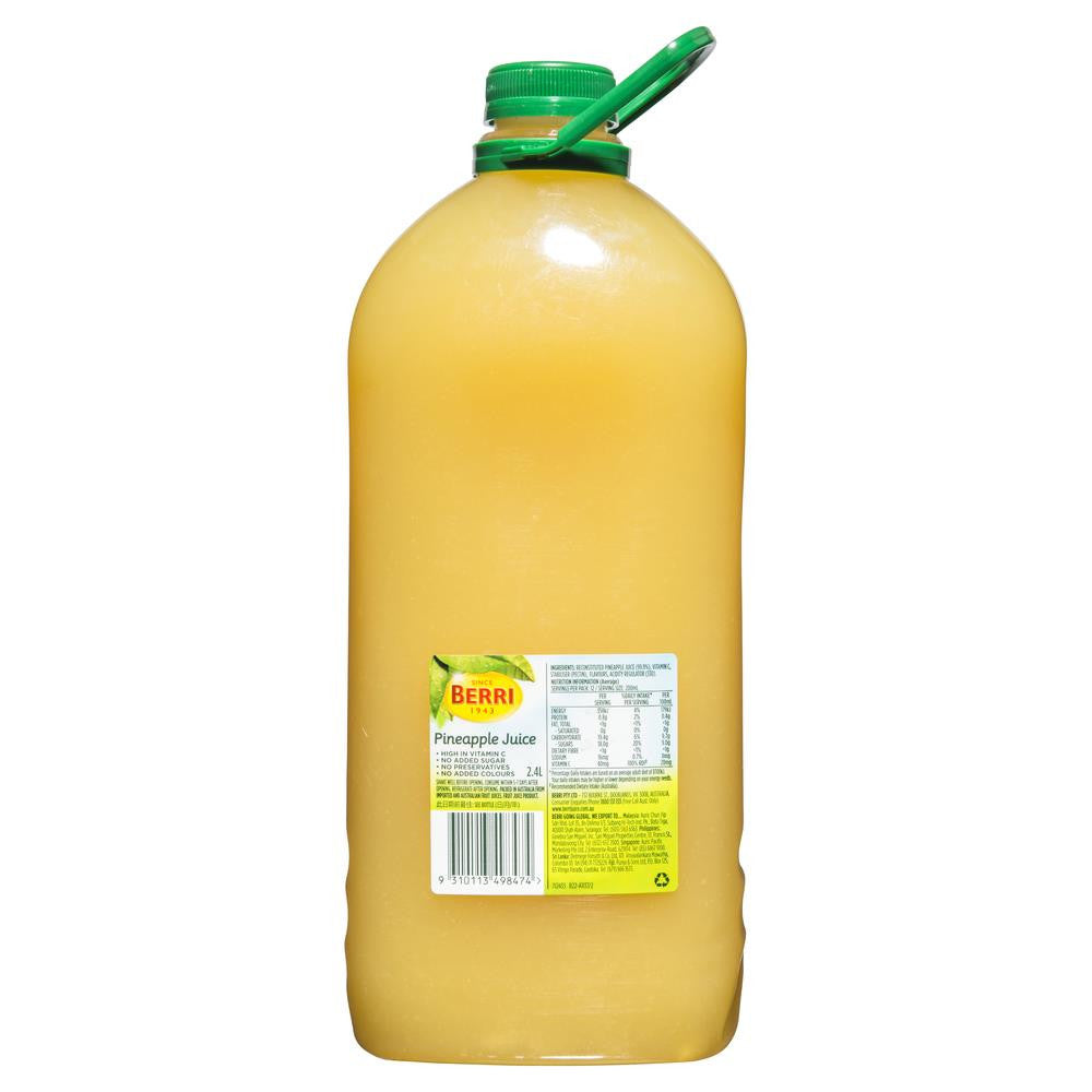 Berri Pineapple Juice 2.4L , Grocery-Drinks - HFM, Harris Farm Markets
- 2