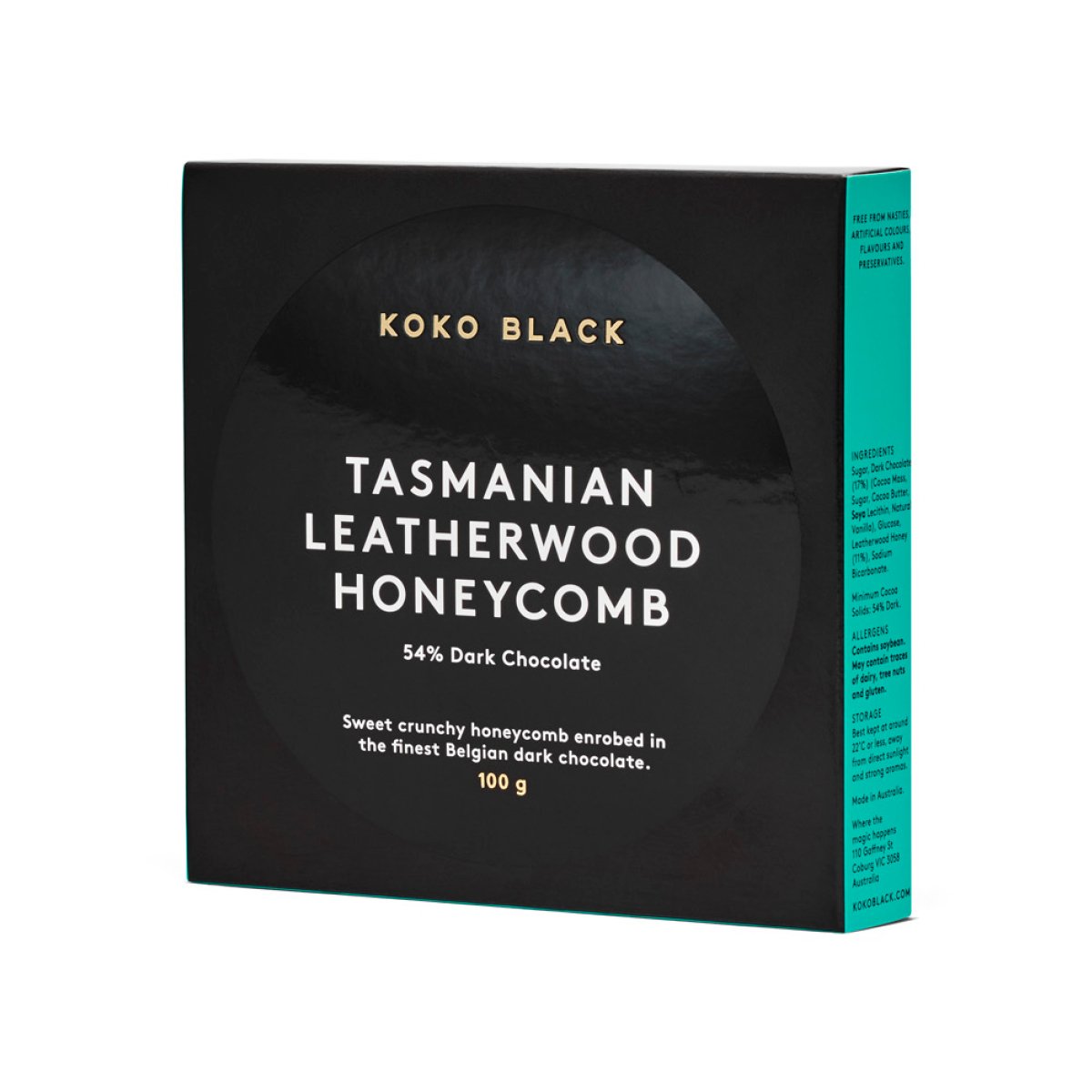 Koko Black Dark Chocolate Tasmanian Leatherwood Honeycomb | Harris Farm Online