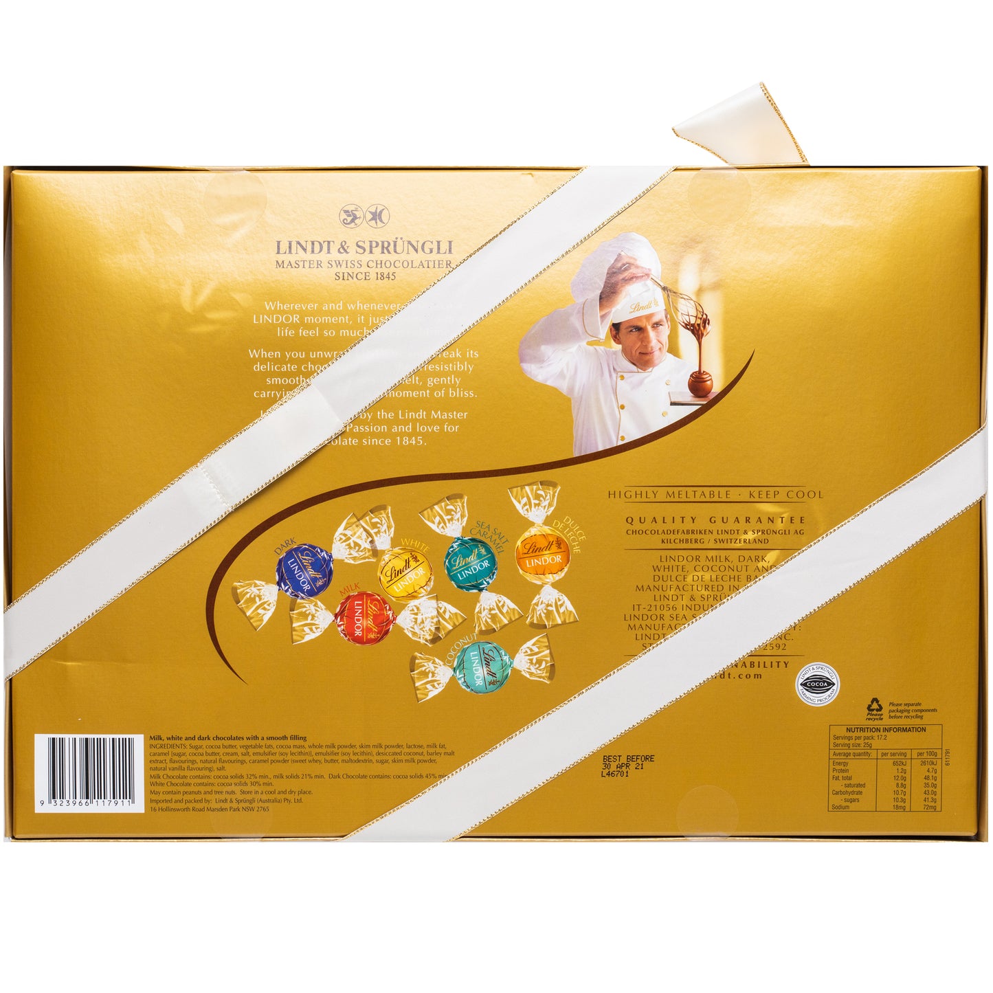 Lindt Lindor Assorted Chocolate Gift Box | Harris Farm Online