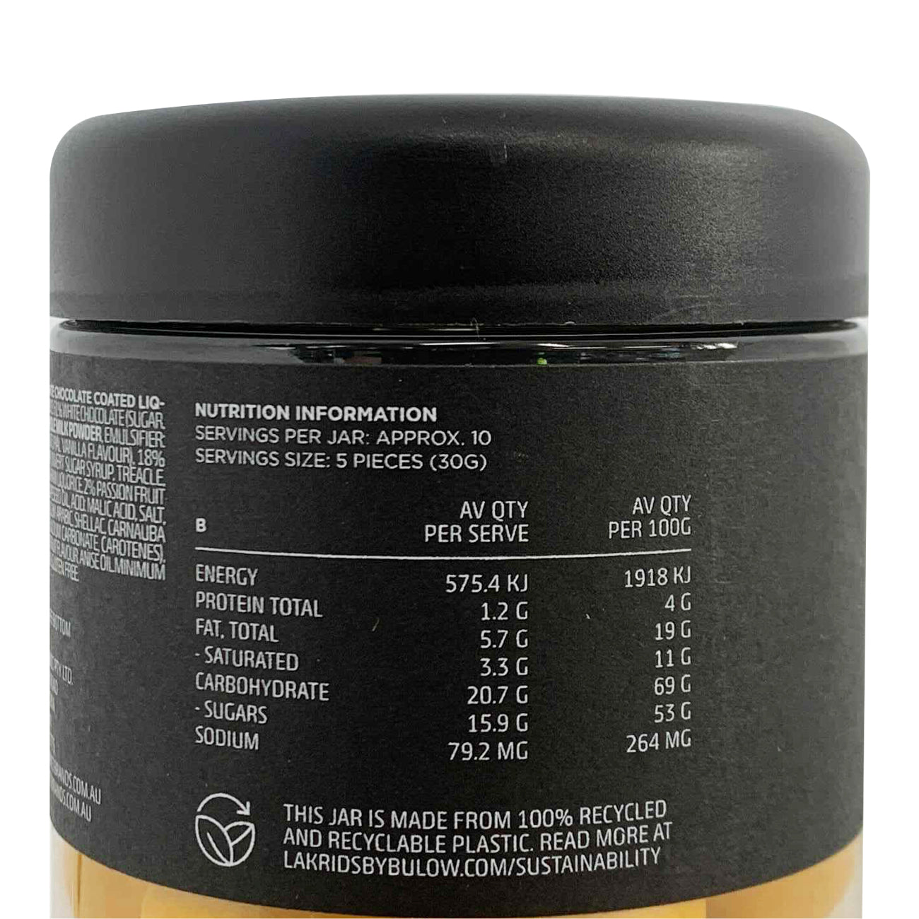 Lakrids by Bulow B Chocolate Coated Liquorice Passionfruit 295g