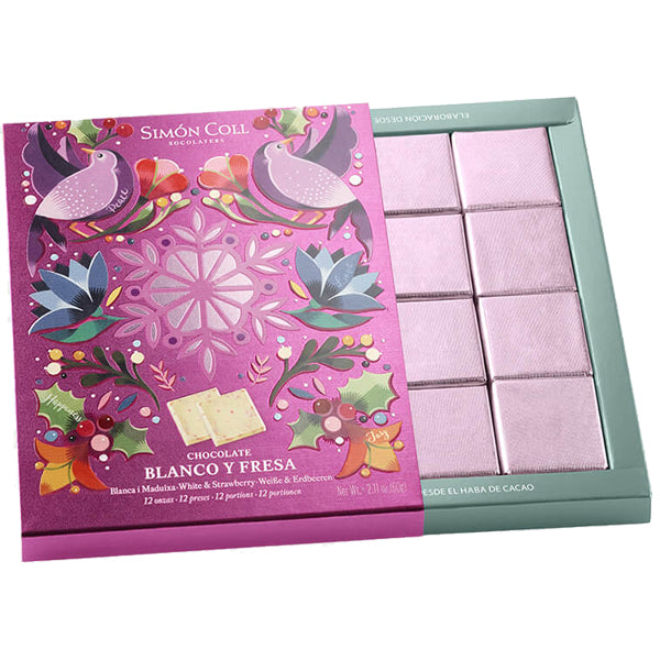 Simon Coll White Chocolate with Strawberry Gift Box | Harris Farm Online