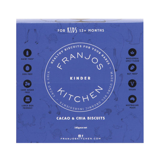 Franjo's Kitchen - Biscuits Cacao & Chia | Harris Farm Online