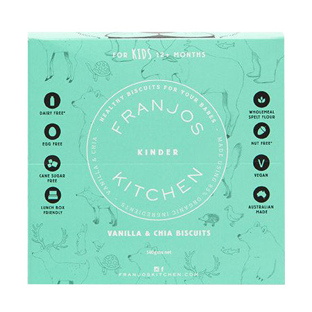 Franjo's Kitchen - Biscuits Vanilla & Chia (140g)