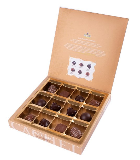 Cachet Rectangle Milk Dark Box 158g