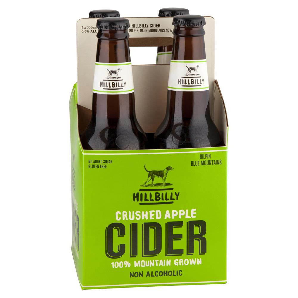 Hillibilly Crushed Apple Cider 4 x 330mL , Frdg1-Drinks - HFM, Harris Farm Markets
- 1