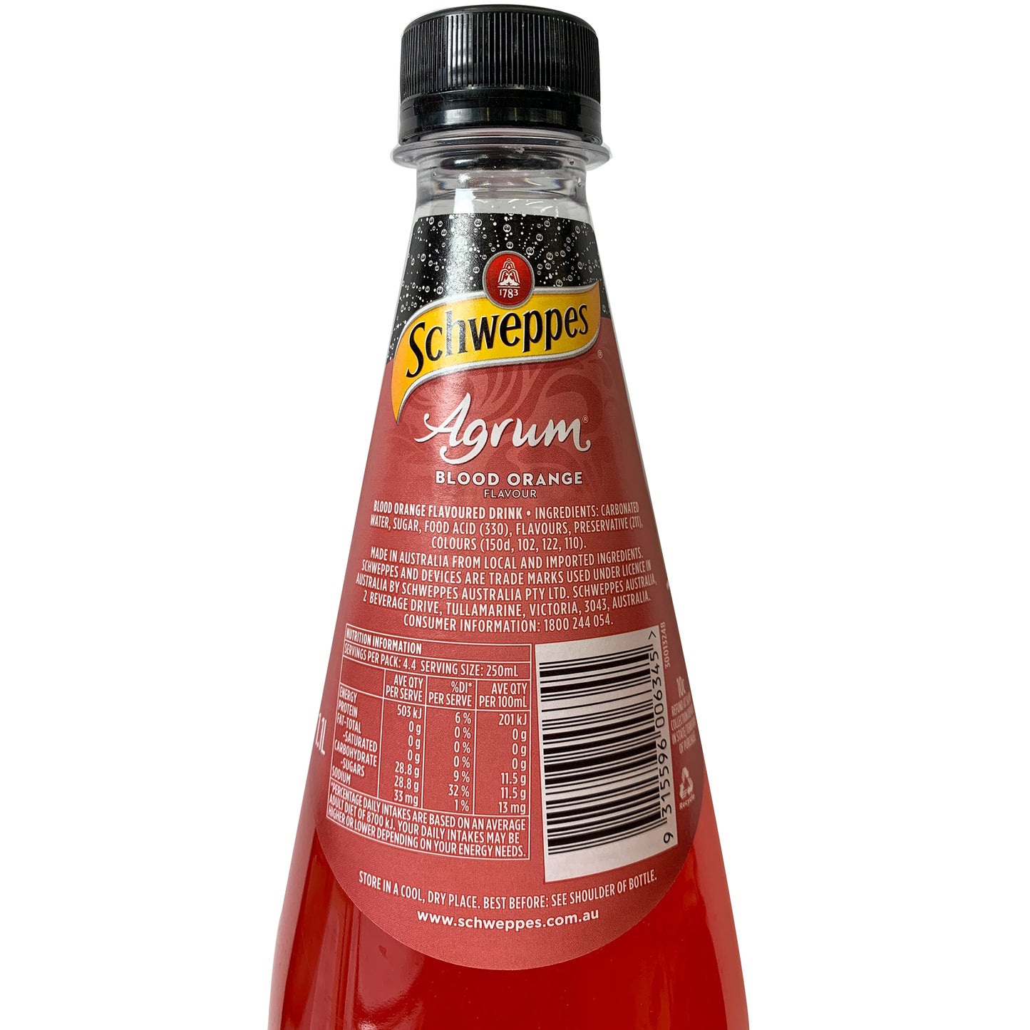 Schweppes - Agrum Blood Orange (1.1L)