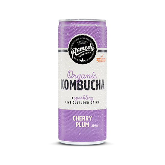 Remedy Organic Kombucha Cherry Plum | Harris Farm Online