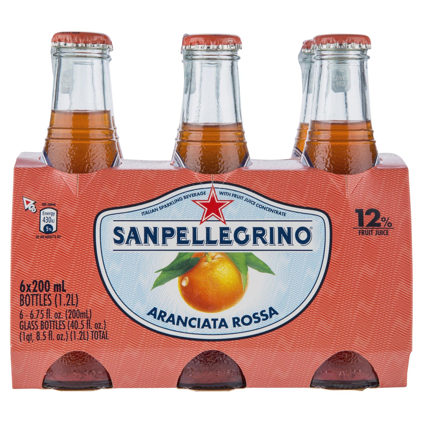 San Pellegrino Aranciata Rossa 6 X 200ml , Grocery-Drinks - HFM, Harris Farm Markets
- 2