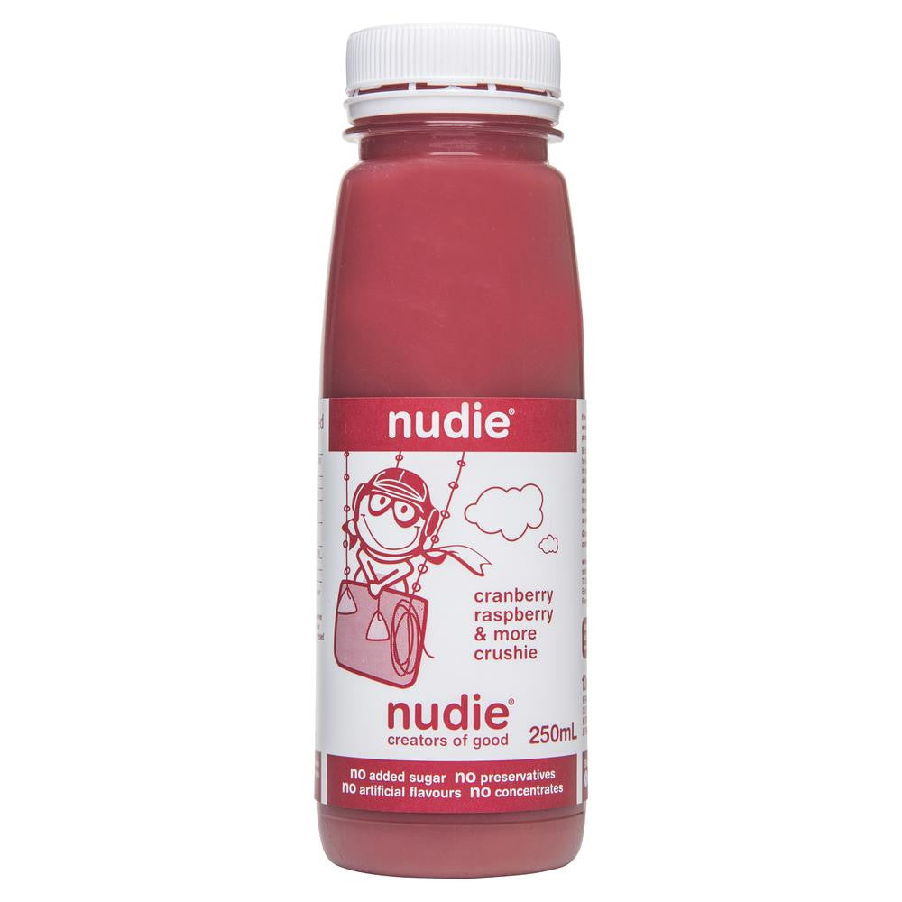 Nudie Cranberry Raspberry More Crushie 250mL , Frdg1-Drinks - HFM, Harris Farm Markets
 - 2