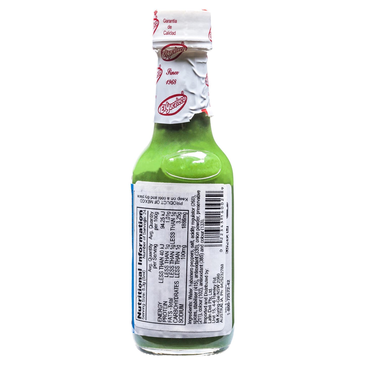 El Yucateco Hot Green Sauce 120ml , Grocery-Cooking - HFM, Harris Farm Markets
- 2