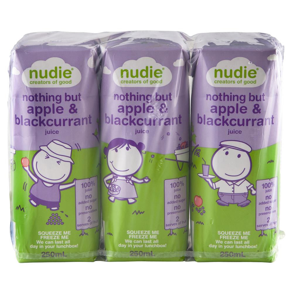Nudie Nothing But Apply Blackcurrant Juice 6 x 250mL , Frdg1-Drinks - HFM, Harris Farm Markets
- 2