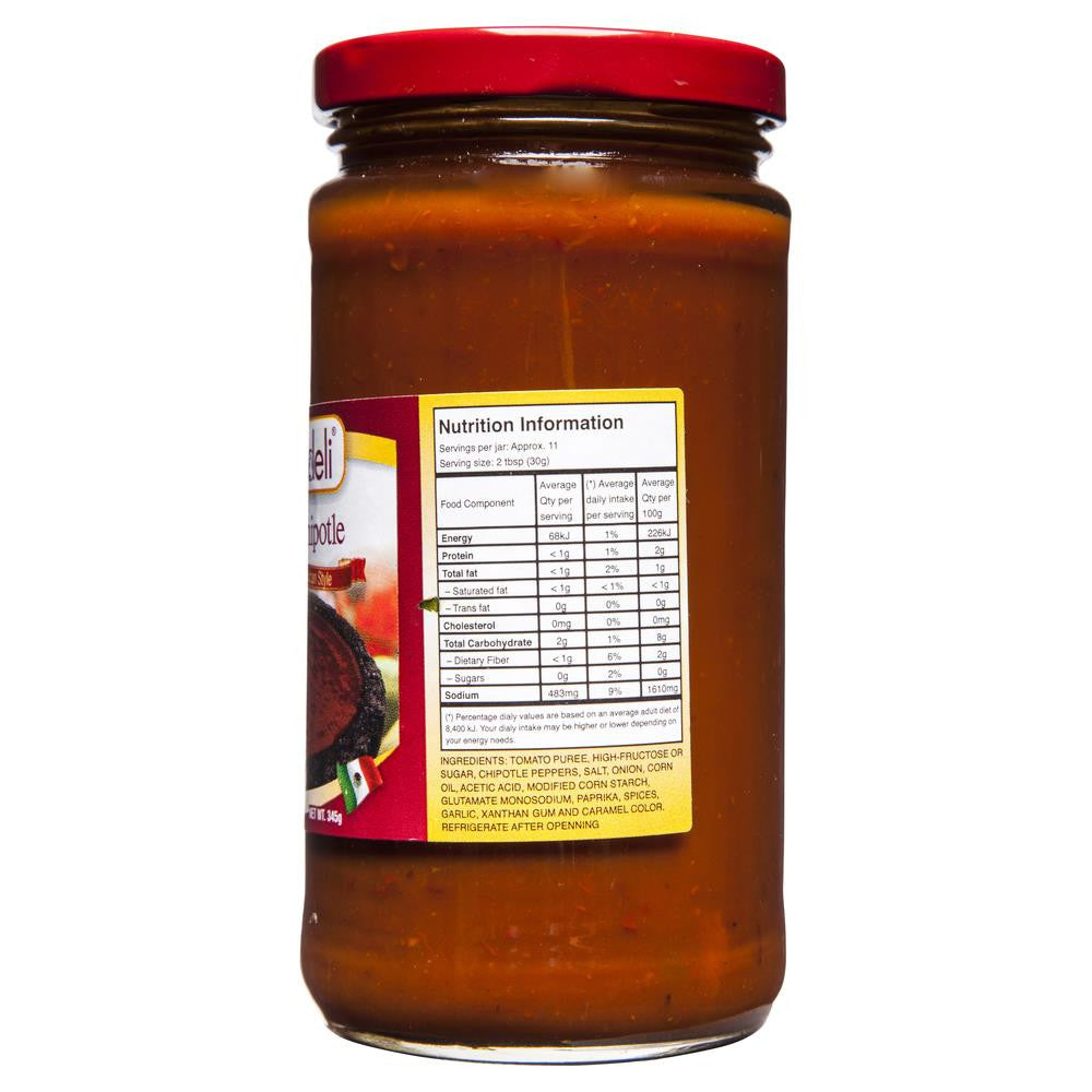 Latin Deli Salsa Chipotles Authentic Mexican Style 345g , Grocery-Can or Jar - HFM, Harris Farm Markets
 - 2