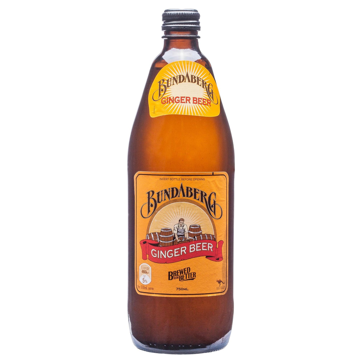 Bundaberg Ginger Beer 750ml , Grocery-Drinks - HFM, Harris Farm Markets
- 1