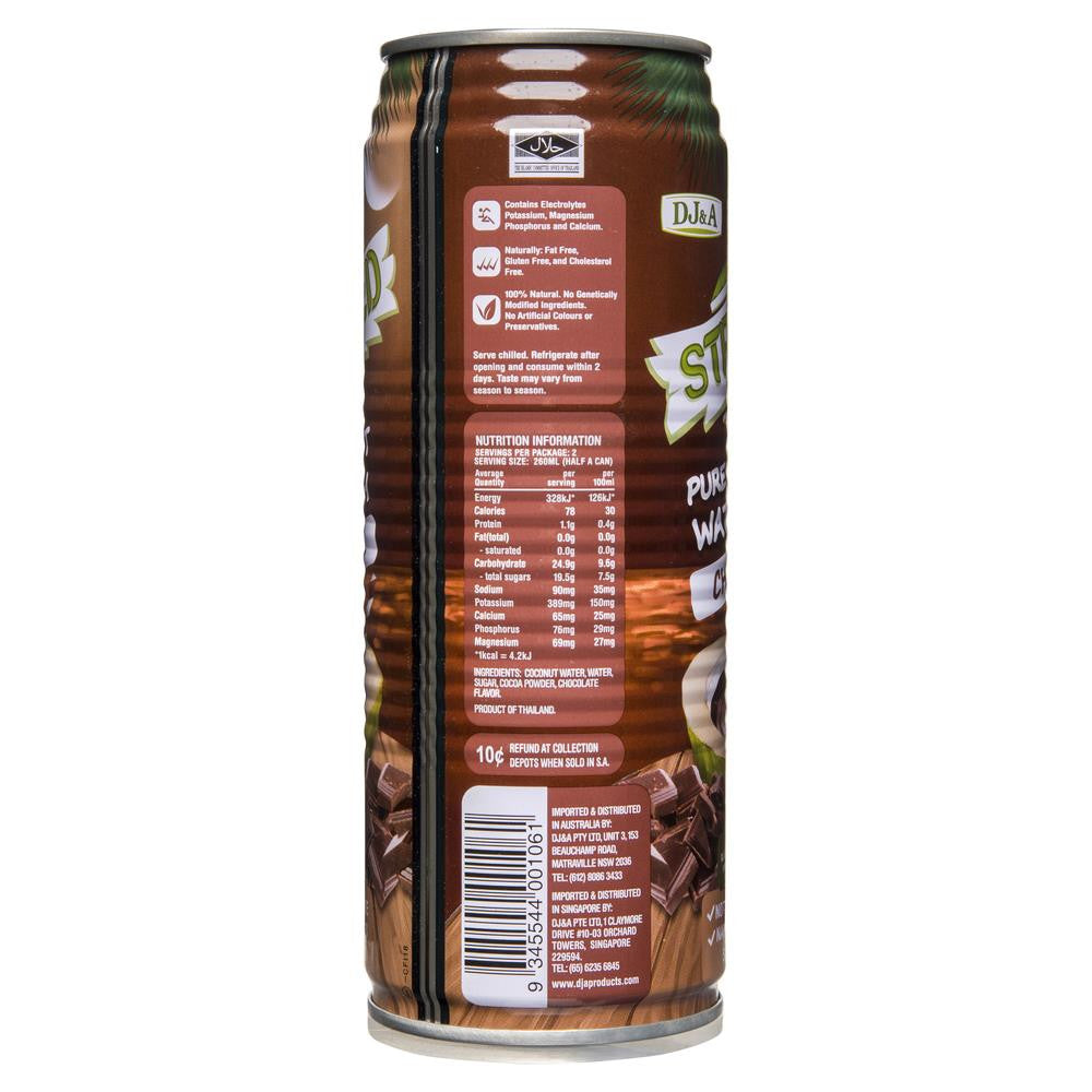DJ&A Stripped Pure Coconut Water With Chocolate 520mL , Grocery-Drinks - HFM, Harris Farm Markets
- 2