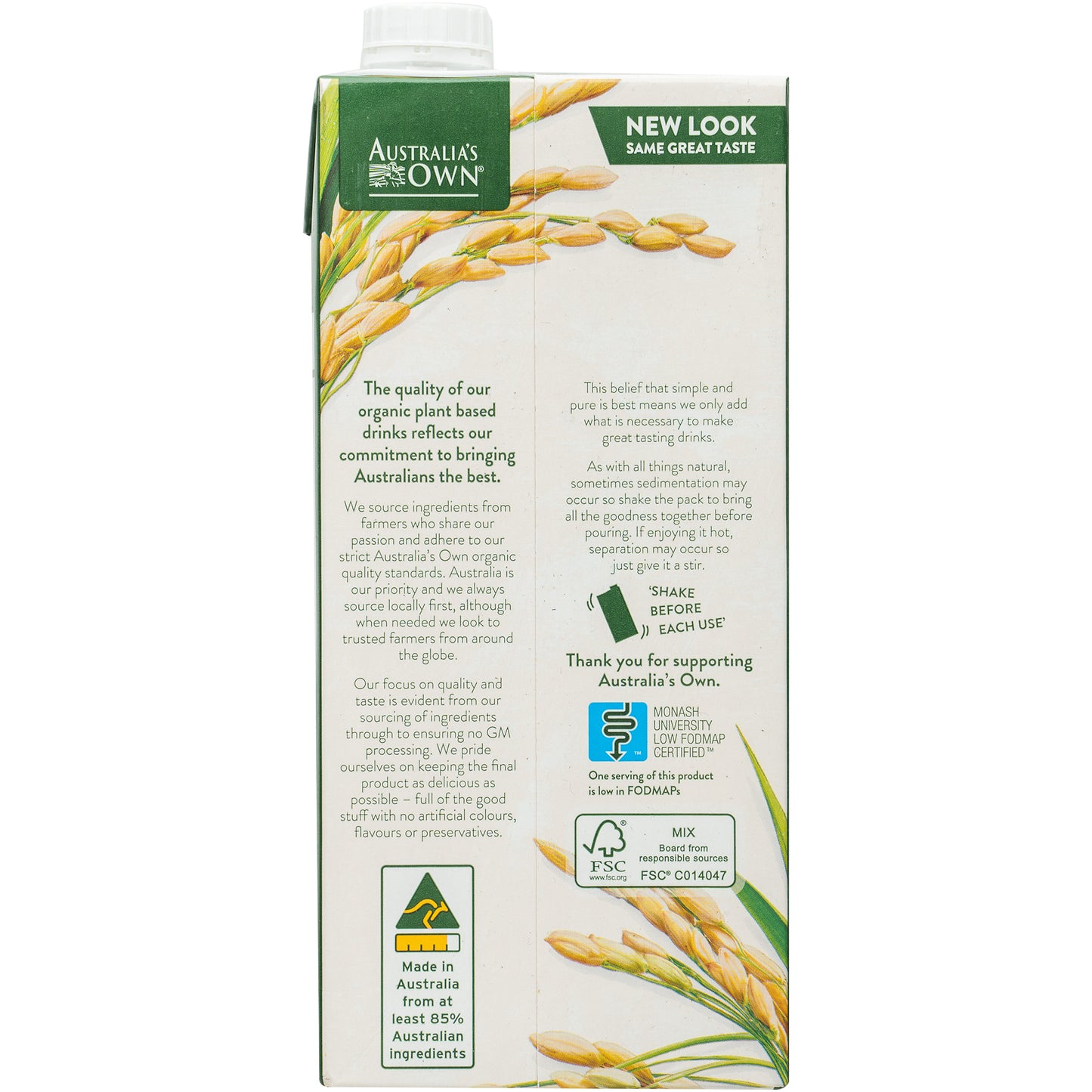 Australia's Own Organic Rice Milk | Harris Farm Online