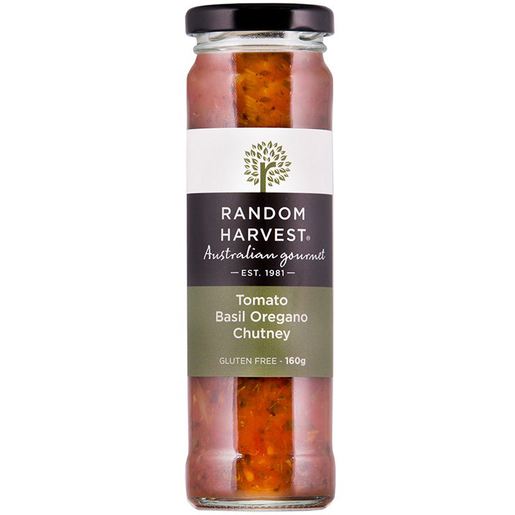 Random Harvest Tomato Basil Oregano Chutney | Harris Farm Online