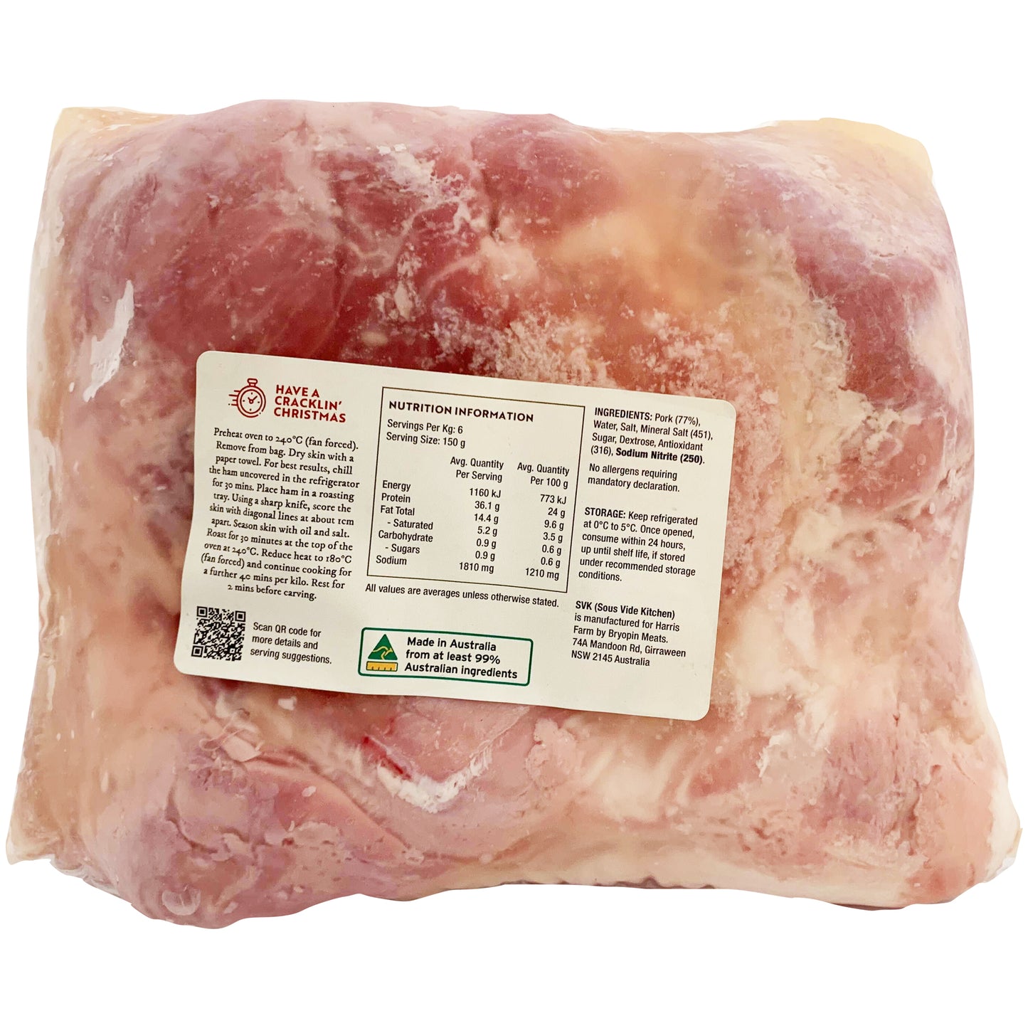 Sous Vide Kitchen Crackling Ham | Harris Farm Online