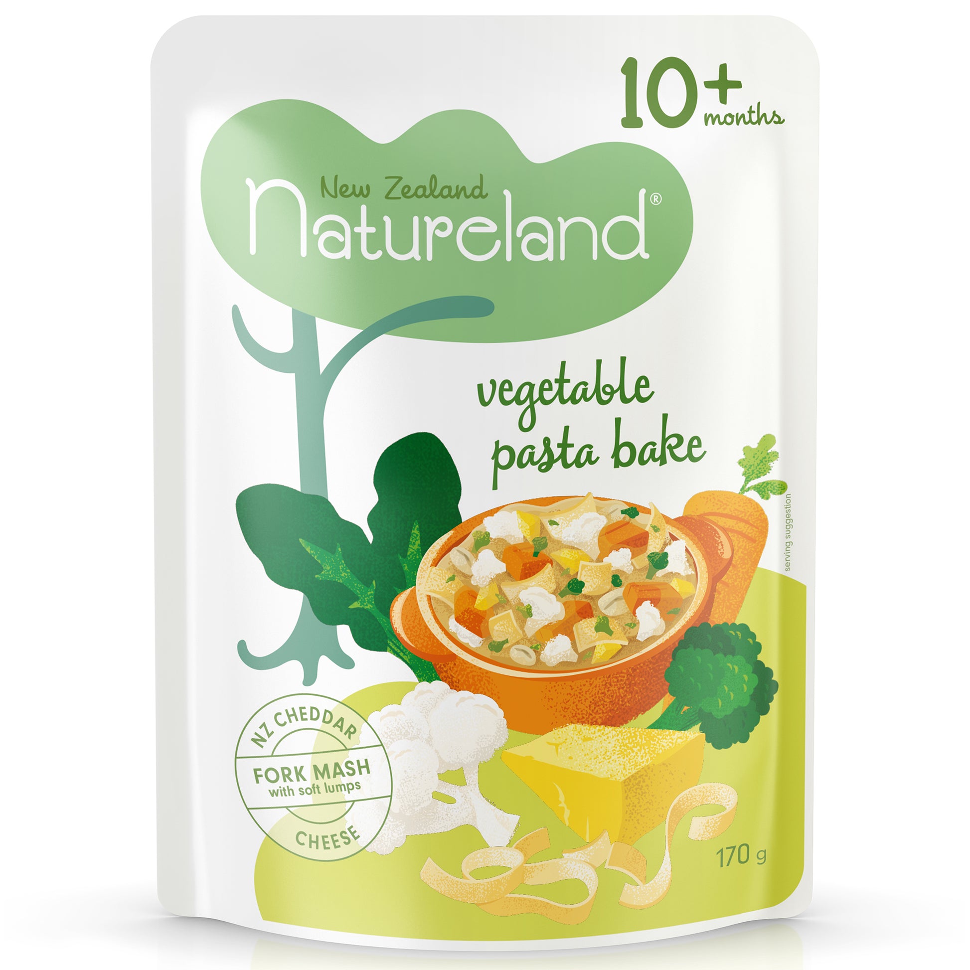 NZ Natureland - Baby Food - Vegetable Pasta Bake | Harris Farm Online