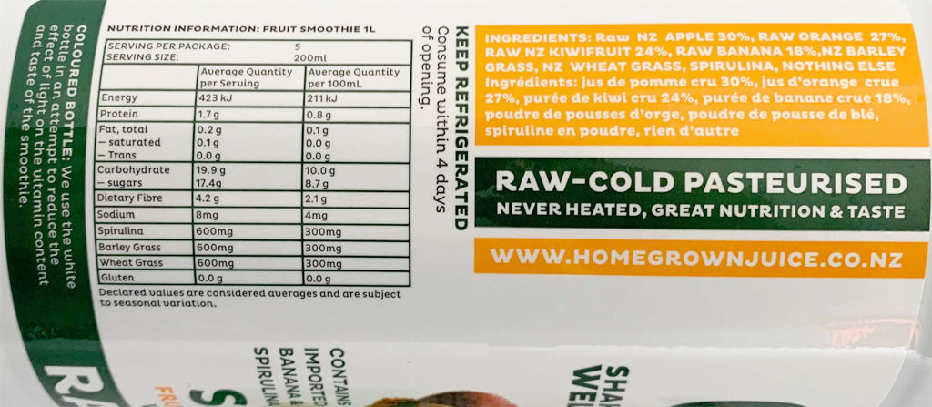 Homegrown Juice Cold Pressed Spirulina Smoothie | Harris Farm Online