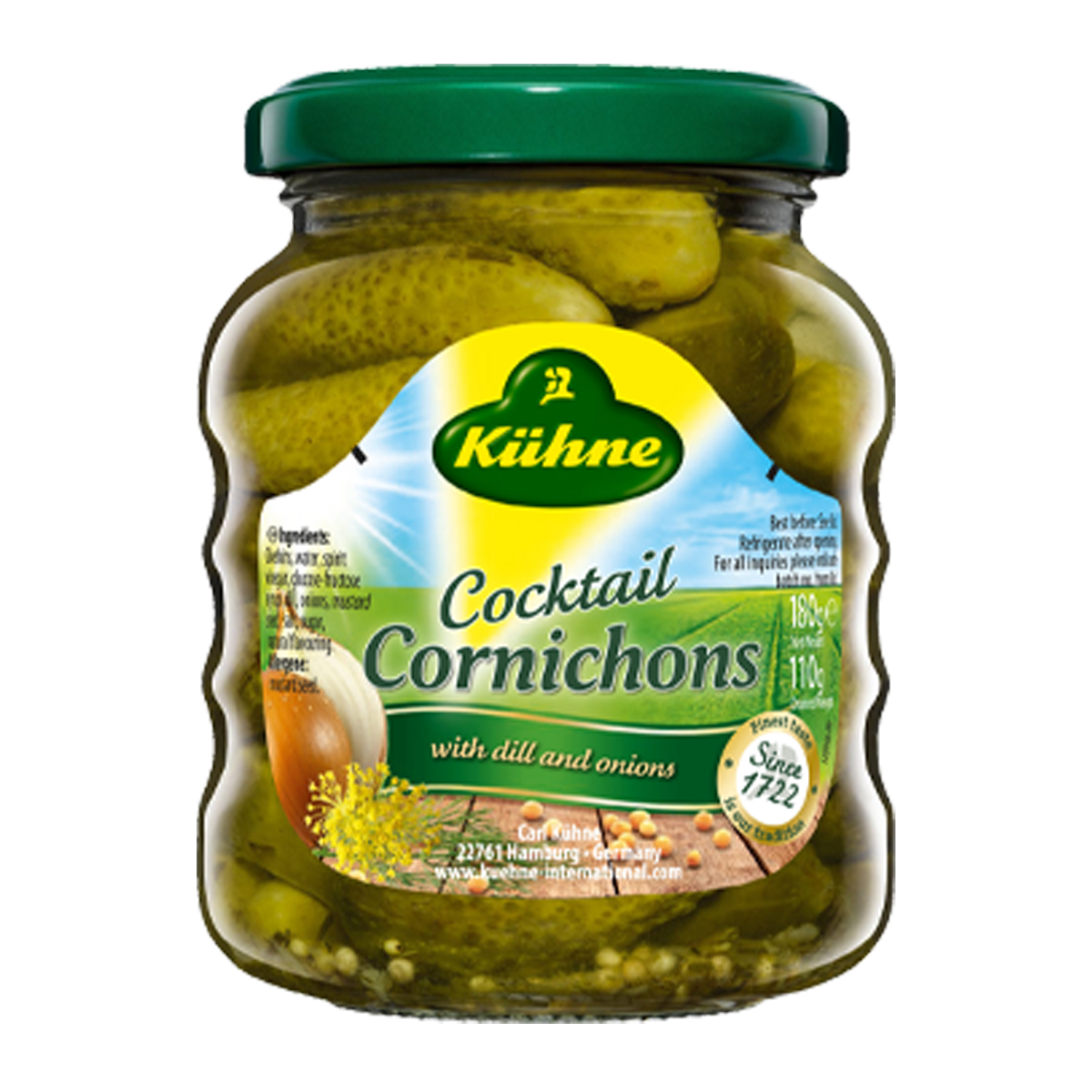 Kuhne Cornichon Cocktail 180ml
