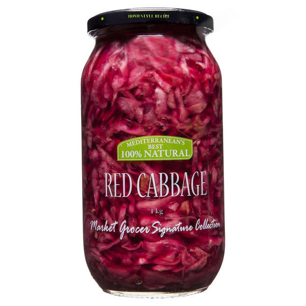 Market Grocer Red Gabbage 1kg , Grocery-Antipasti - HFM, Harris Farm Markets
 - 1
