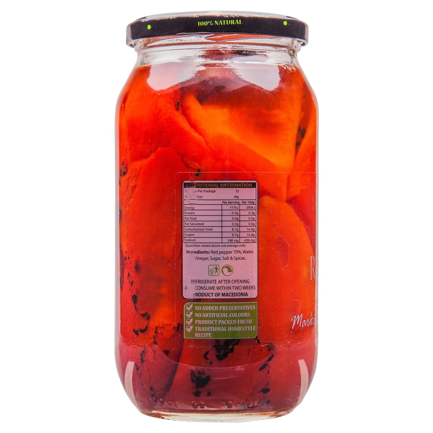 Market Grocer Antipasti Peppers Red Roasted 1kg , Grocery-Antipasti - HFM, Harris Farm Markets
- 3