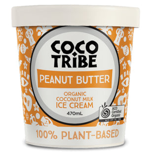 Coco Tribe Organic Coconut Milk Ice Cream Peanut Butter | Harris Farm Online