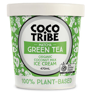 Coco Tribe Organic Coconut Milk Ice Cream Matcha Green Tea | Harris Farm Online