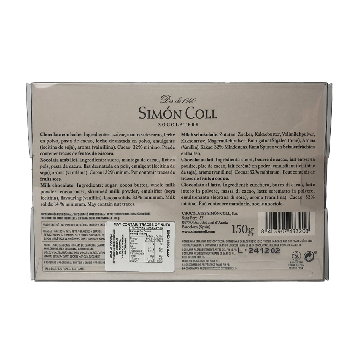 Simon Coll Dinosaur Gift Box 150g