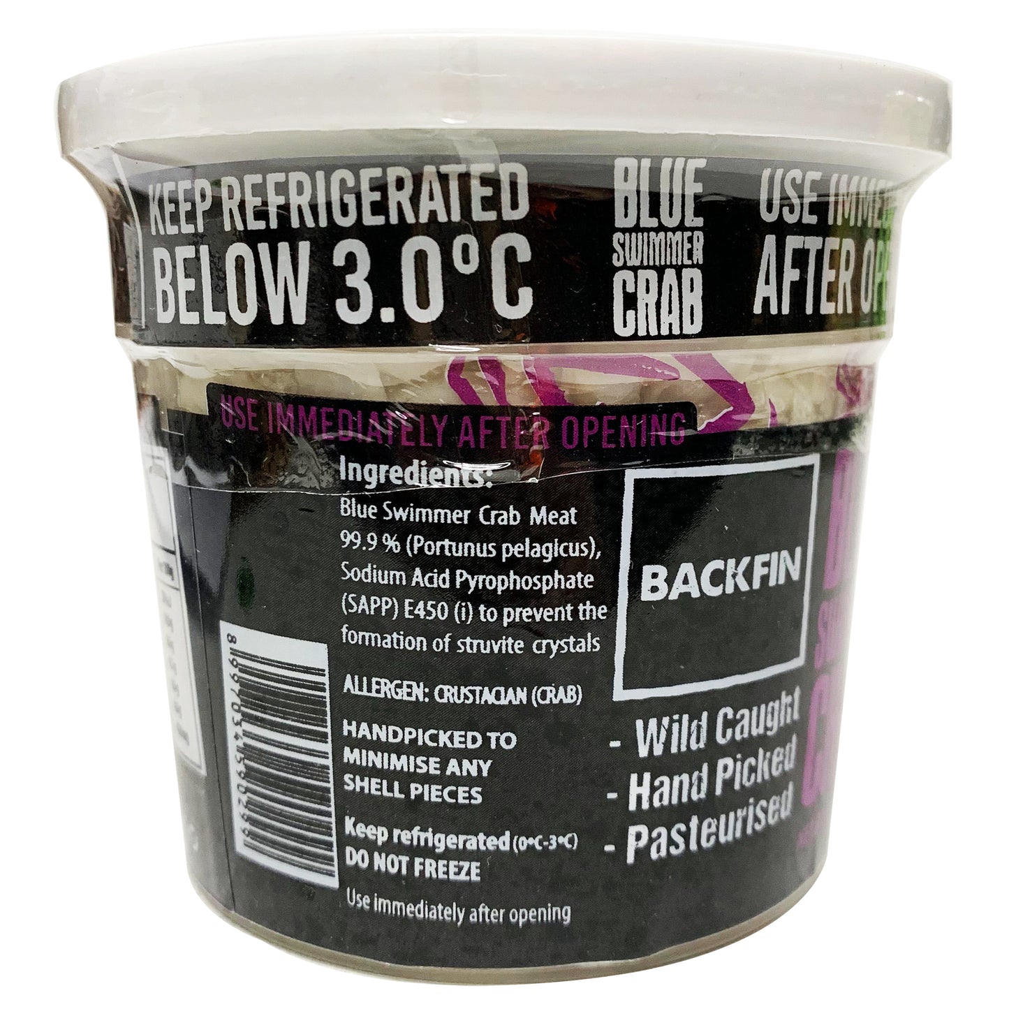 Seavory Blue Swimmer Crab Backfin Meat 227g