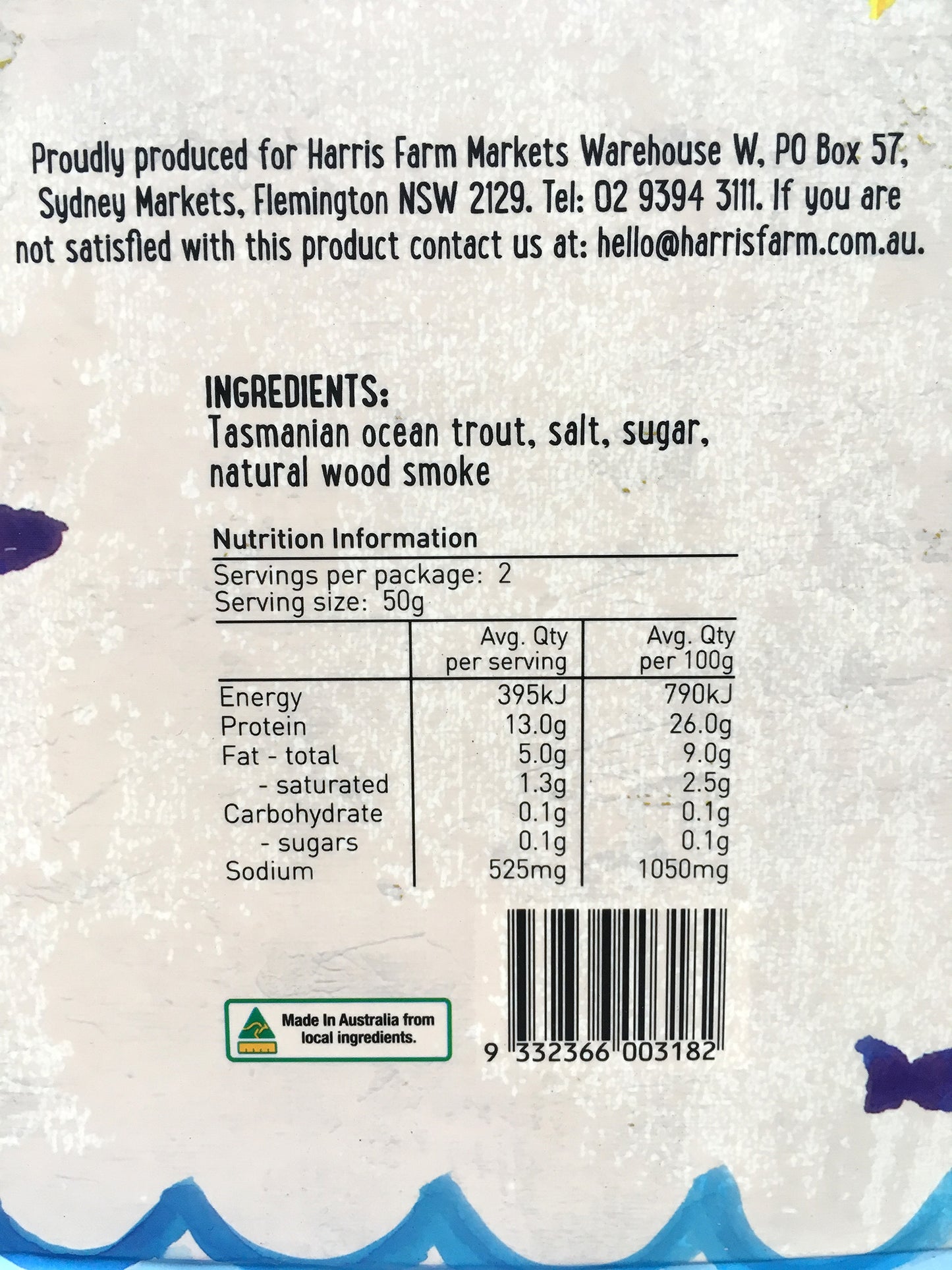 Trout - Tasmanian Smoked Ocean (100g) Harris Farm