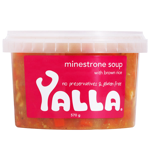 Yalla - Minestrone Soup - with Brown Rice | Harris Farm Online