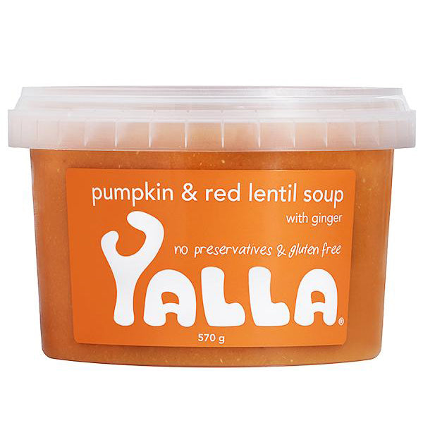Yalla - Pumpkin & Red Lentil Soup - with Ginger | Harris Farm Online