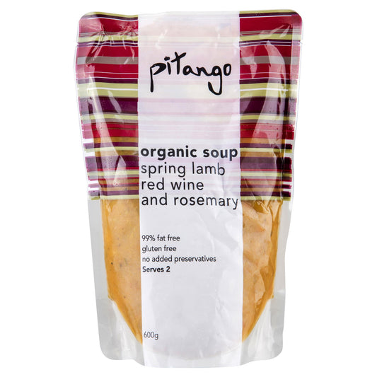 Pitango Organic Spring Lamb Soup with Red Wine & Rosemary 600ml , Frdg3-Meals - HFM, Harris Farm Markets
 - 1
