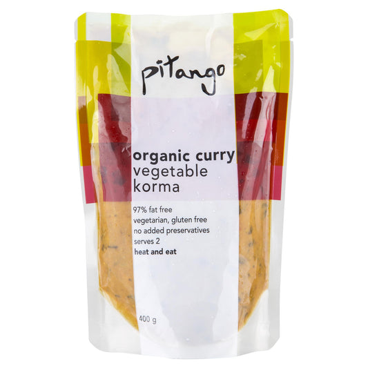 Pitango Organic Curry Vegetable Korma 400g , Frdg3-Meals - HFM, Harris Farm Markets
 - 1
