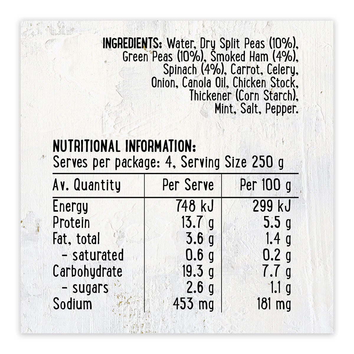 Harris Farm Soup Pea and Ham 1L | Harris Farm Online