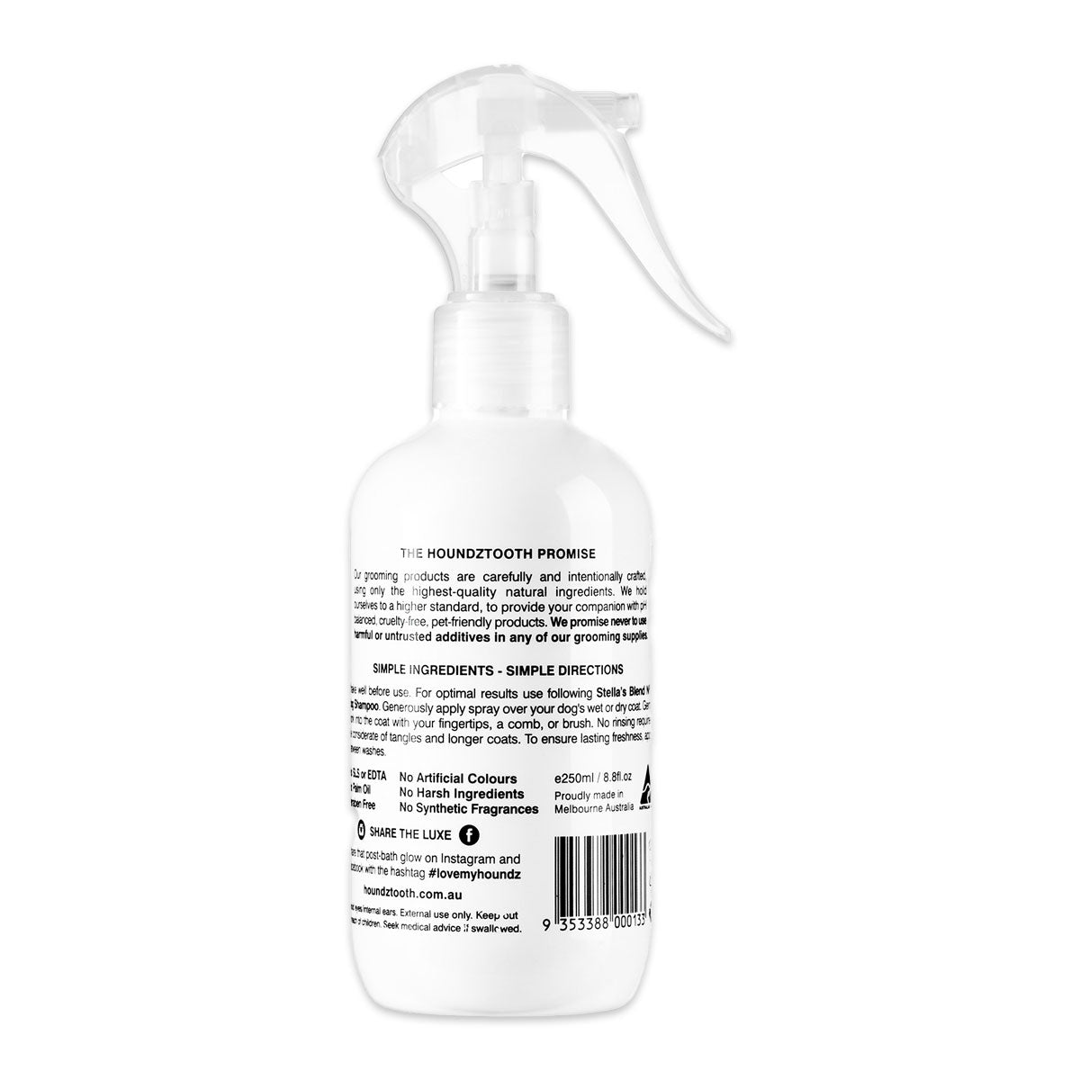 Houndztooth Stella s Blend No 2 Dog Conditioning Spray and Deodoriser 250ml | Harris Farm Online
