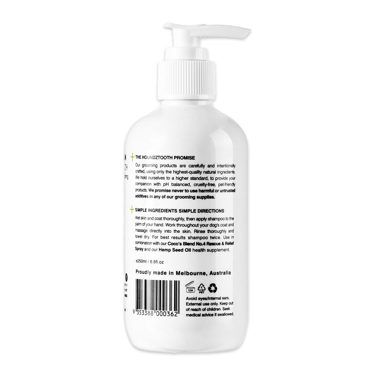 Houndztooth Hemp Shampoo 250ml | Harris Farm Online