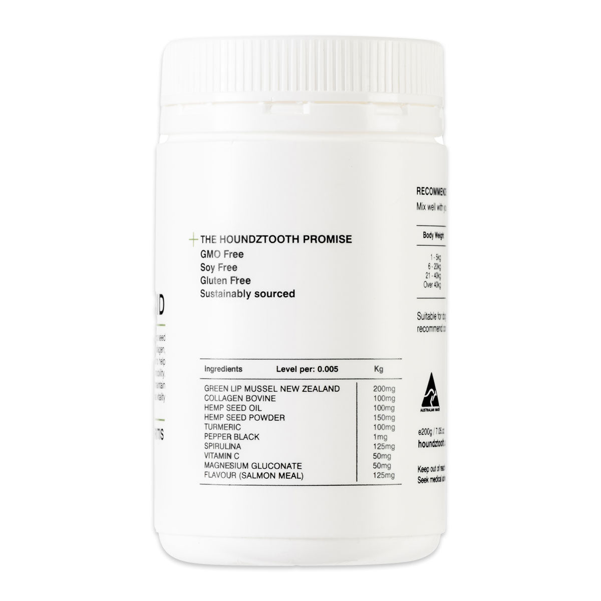 Houndztooth Dog Hemp Mobility Aid 200g | Harris Farm Online