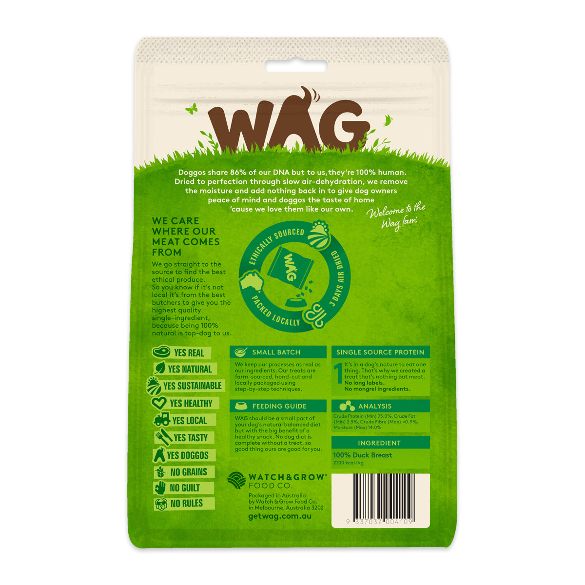 WAG Duck Breast 200g | Harris Farm Online