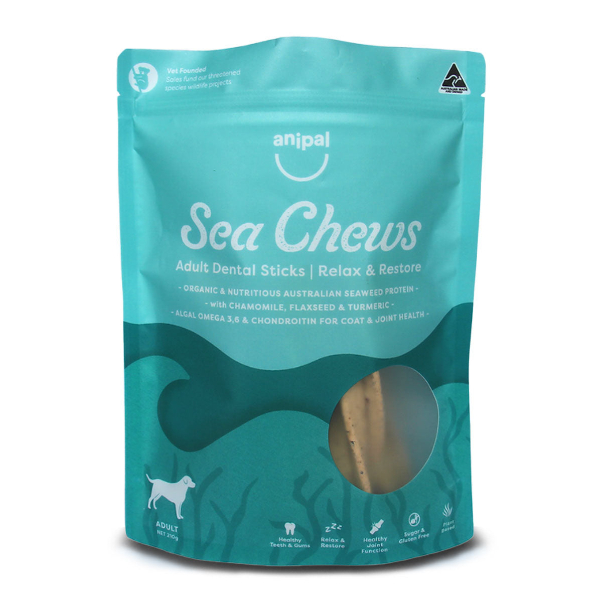 Anipal Dog Sea Chews Dental Sticks 210g | Harris Farm Online