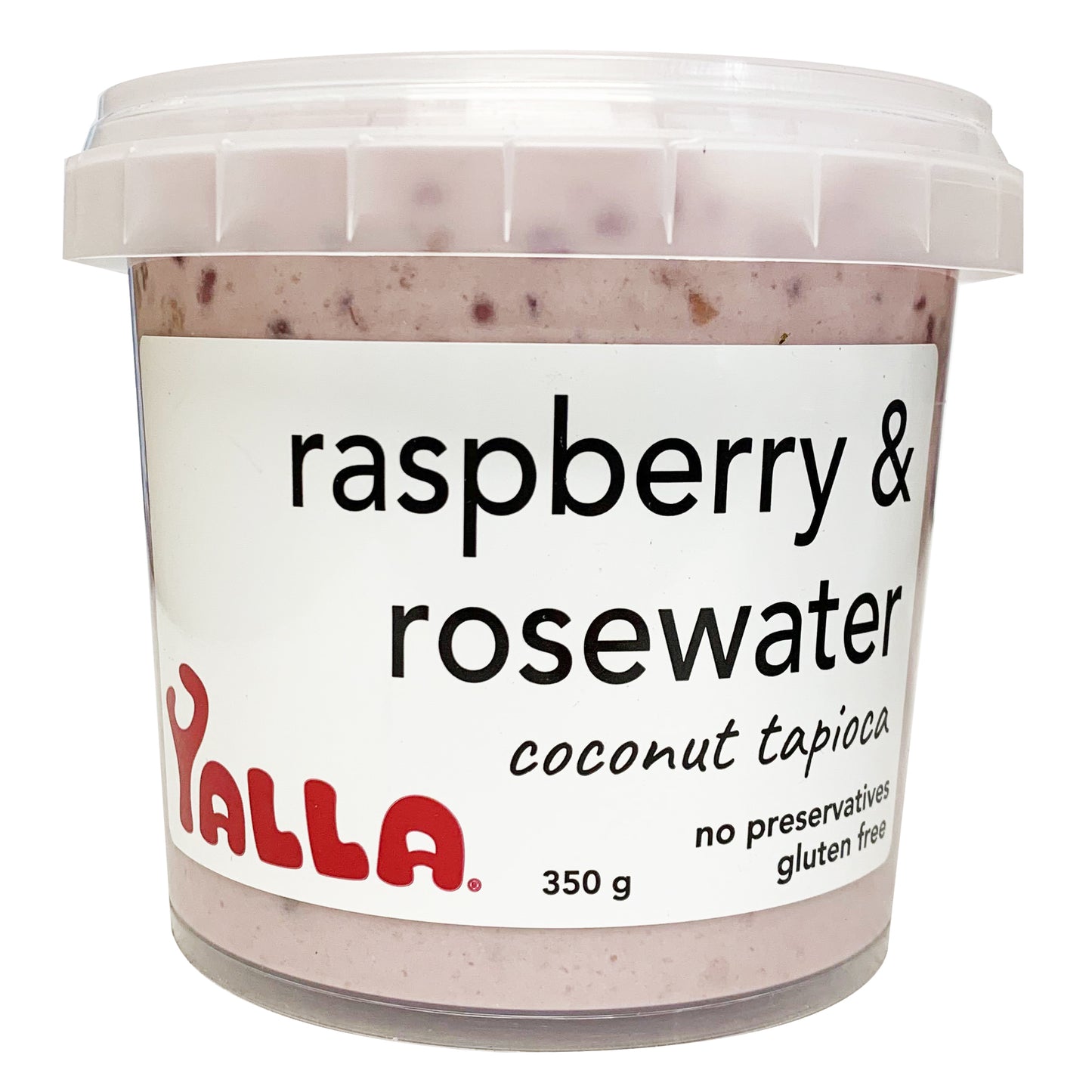 Yalla Raspberry and Rosewater Coconut Tapioca 350g