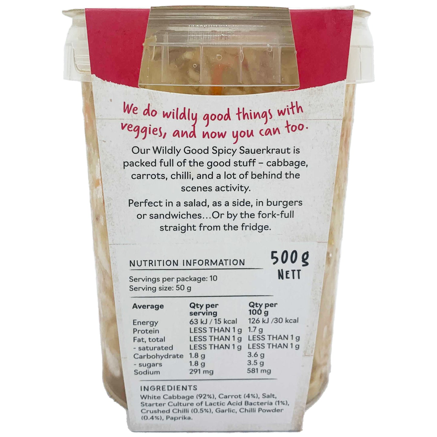 Wildly Good Spicy kraut | Harris Farm Online