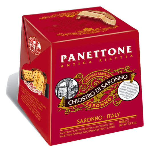 Chiostro - Bread Panettone - Raisin and Candied Fruits (1kg)