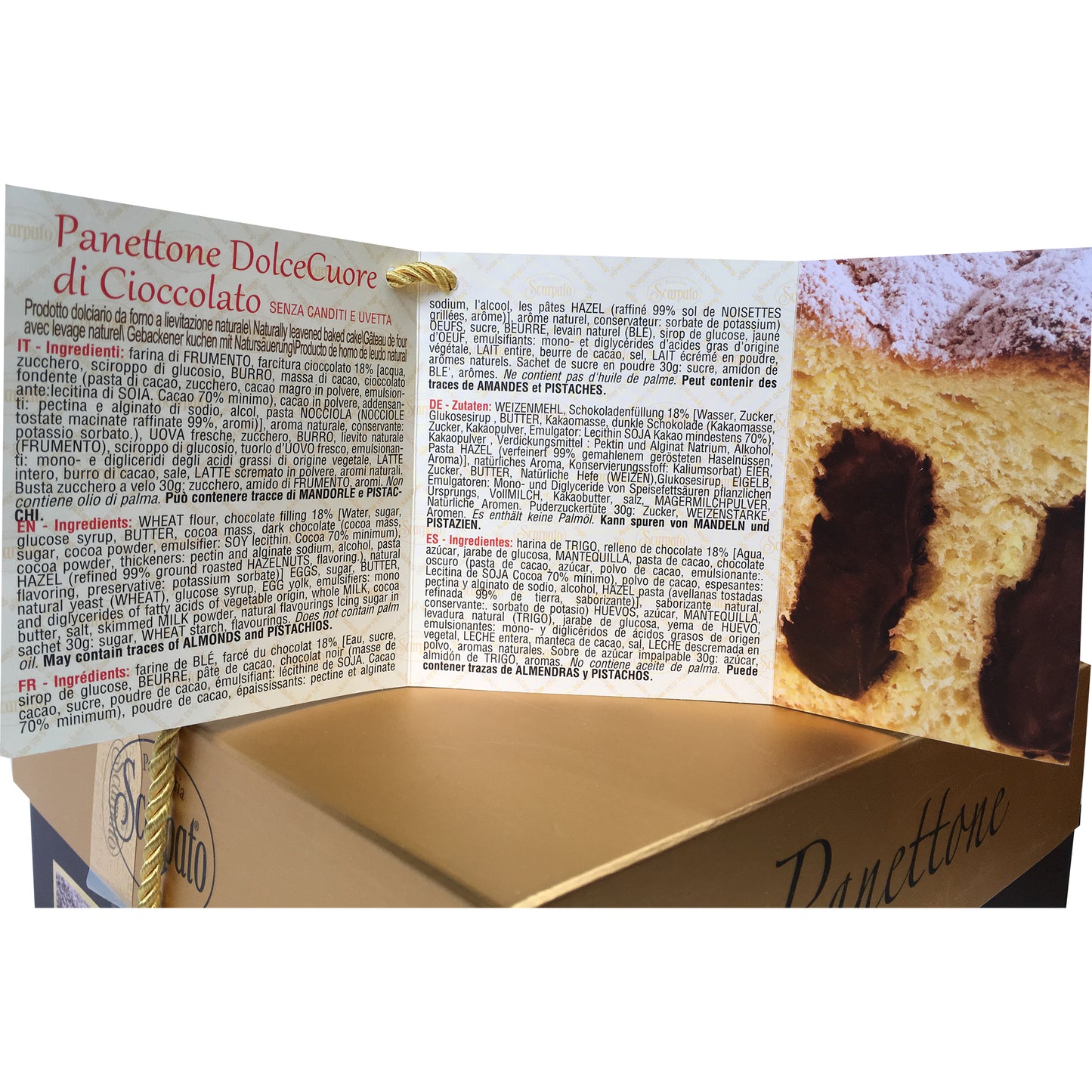 Scarpato - Panettone - DolceCuore di Cioccolato (1kg)