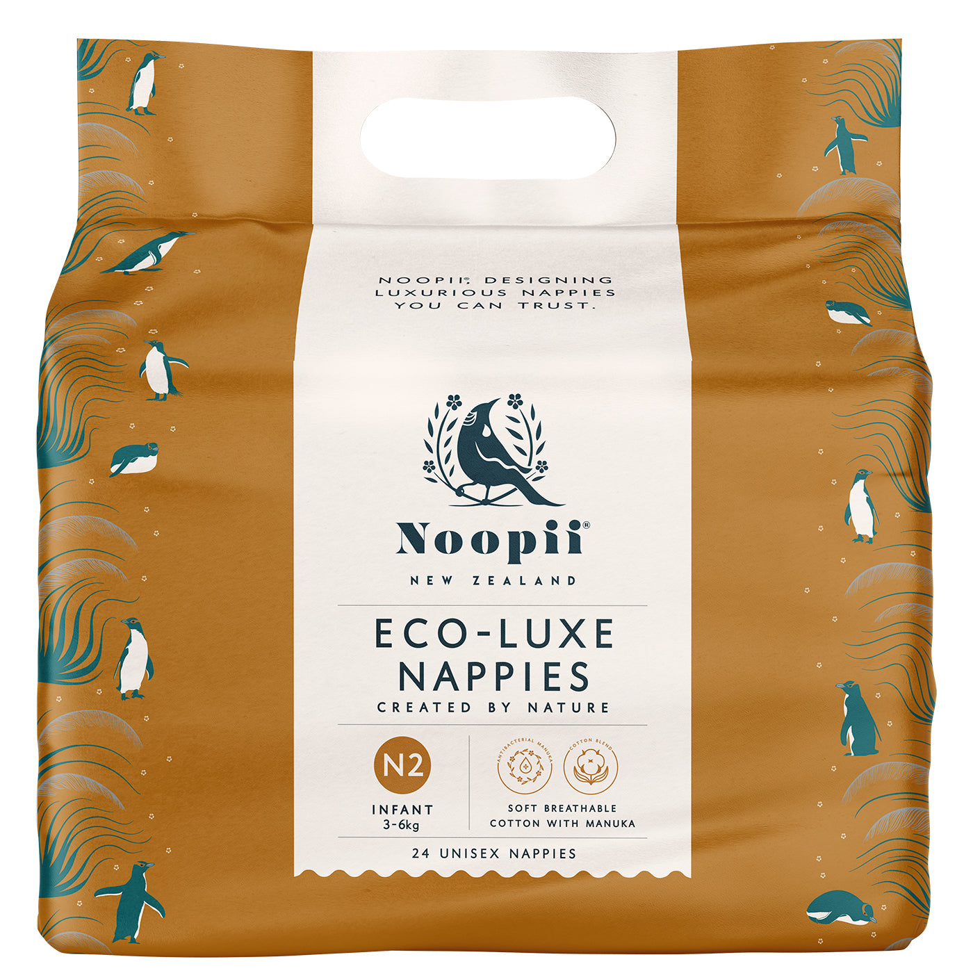 Noopii Nappies 3-6kg N2 Infant 24 Pack | Harris Farm Online