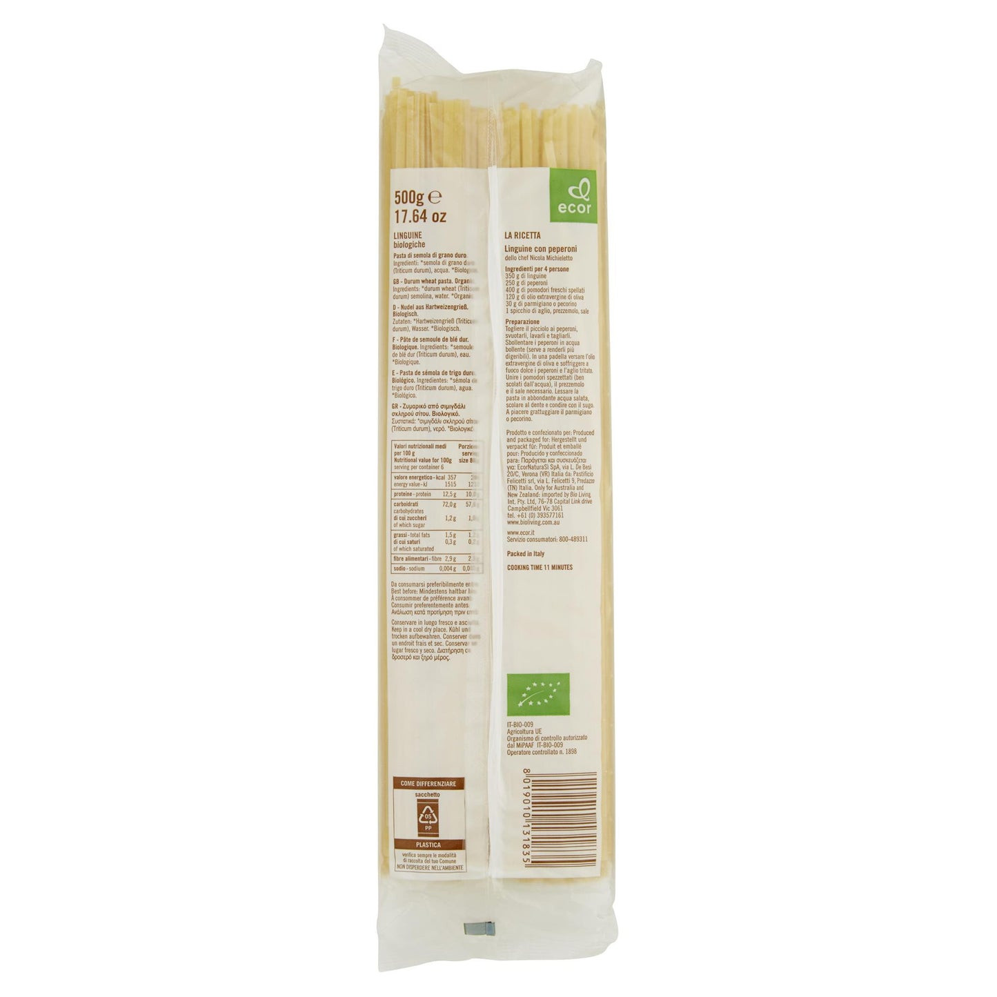 Ecor Organic Linguine 500g , Grocery-Pasta - HFM, Harris Farm Markets
- 2