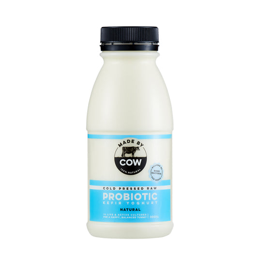 Made by Cow - Cold Pressed Raw Probiotic Yoghurt - Natural (300mL)