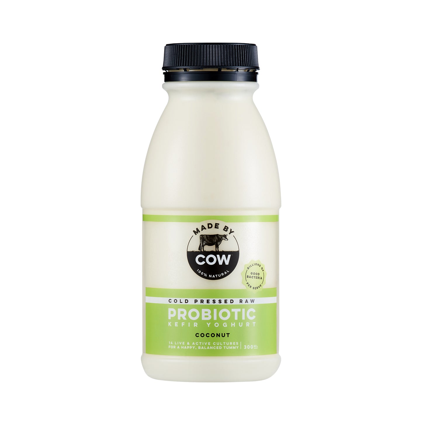 Made by Cow - Cold Pressed Raw Probiotic Yoghurt - Coconut (300mL)